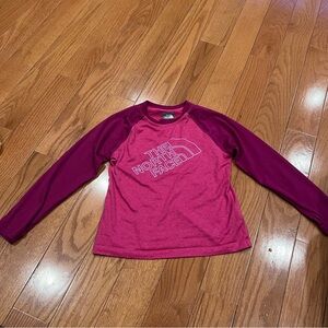 Girls THE NORTH FACE MAK LONG-SLEEVE BASEBALL Flashdry Shirt XS 6